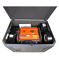 Генератор A-iPower A6000EAX в супертихом зимнем кожухе 1400SS RAL 7024